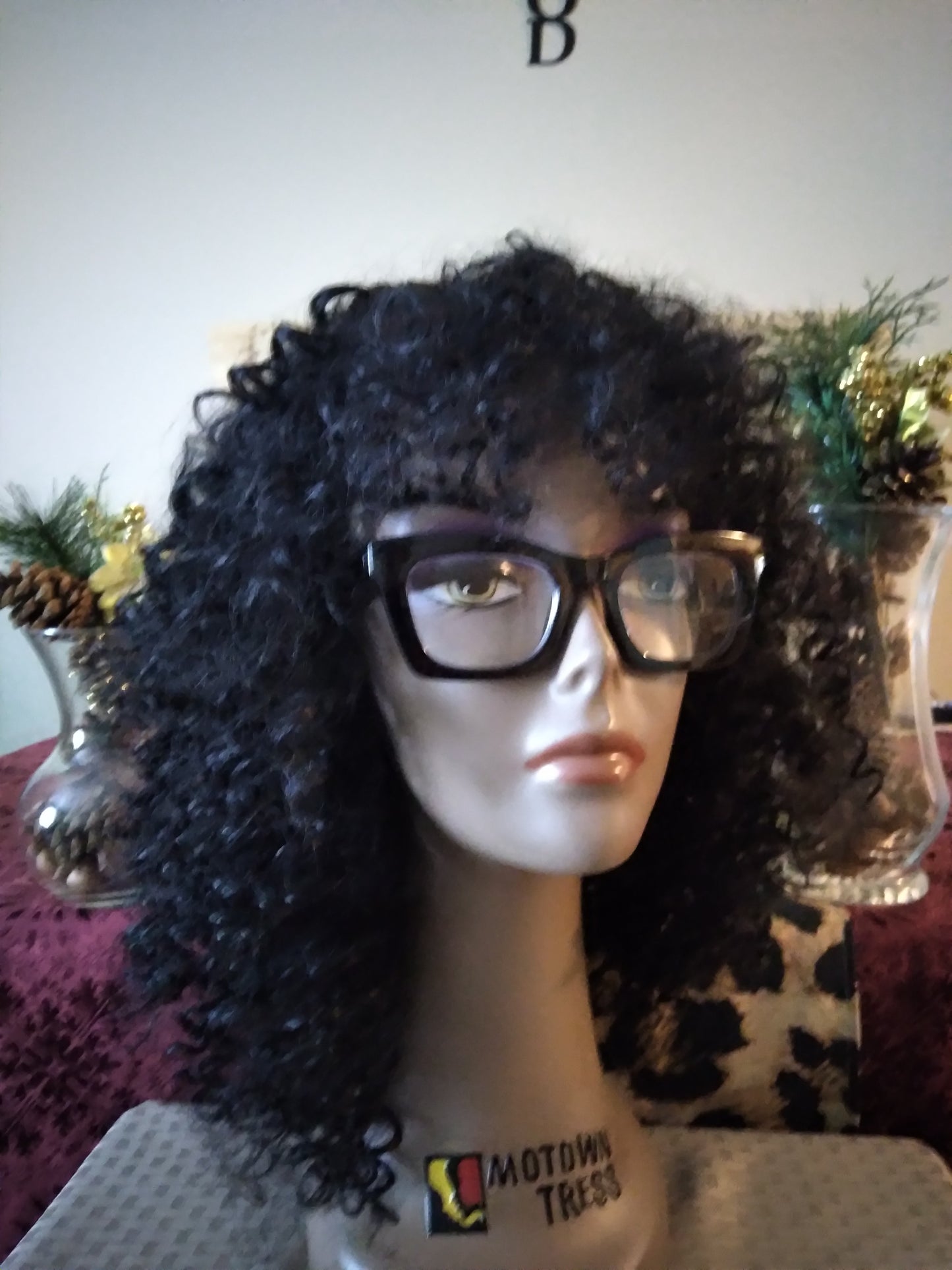 Curly Kinky Wig (Black) Only